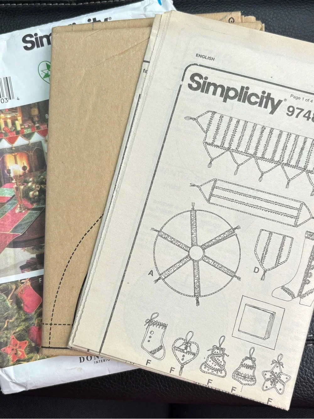 Simplicity Crafts Pattern 9748 for Christmas Decor